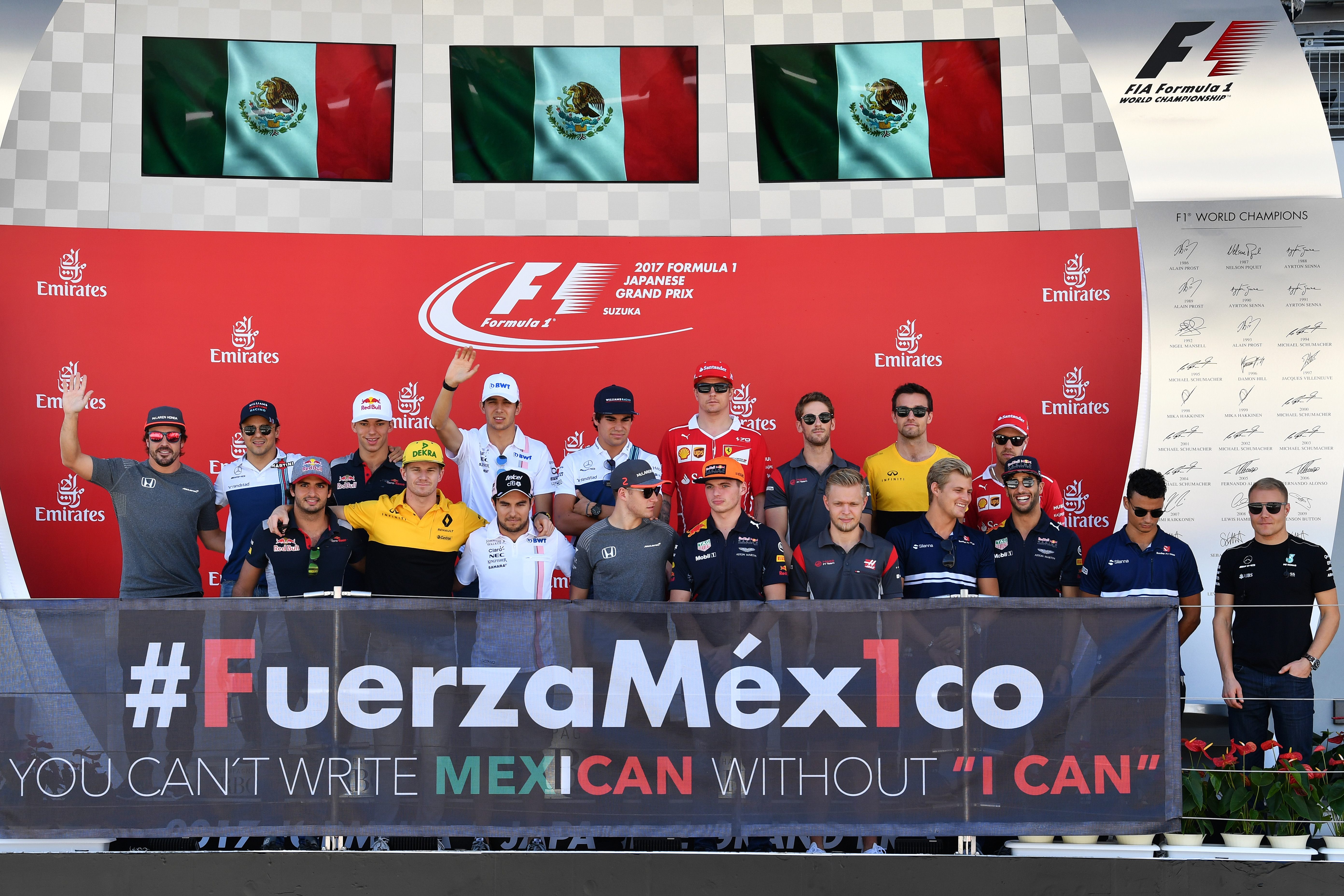 “Viva México”  El FORMULA 1 GRAN PREMIO DE MÉXICO 2017  promete levantar el ánimo del país