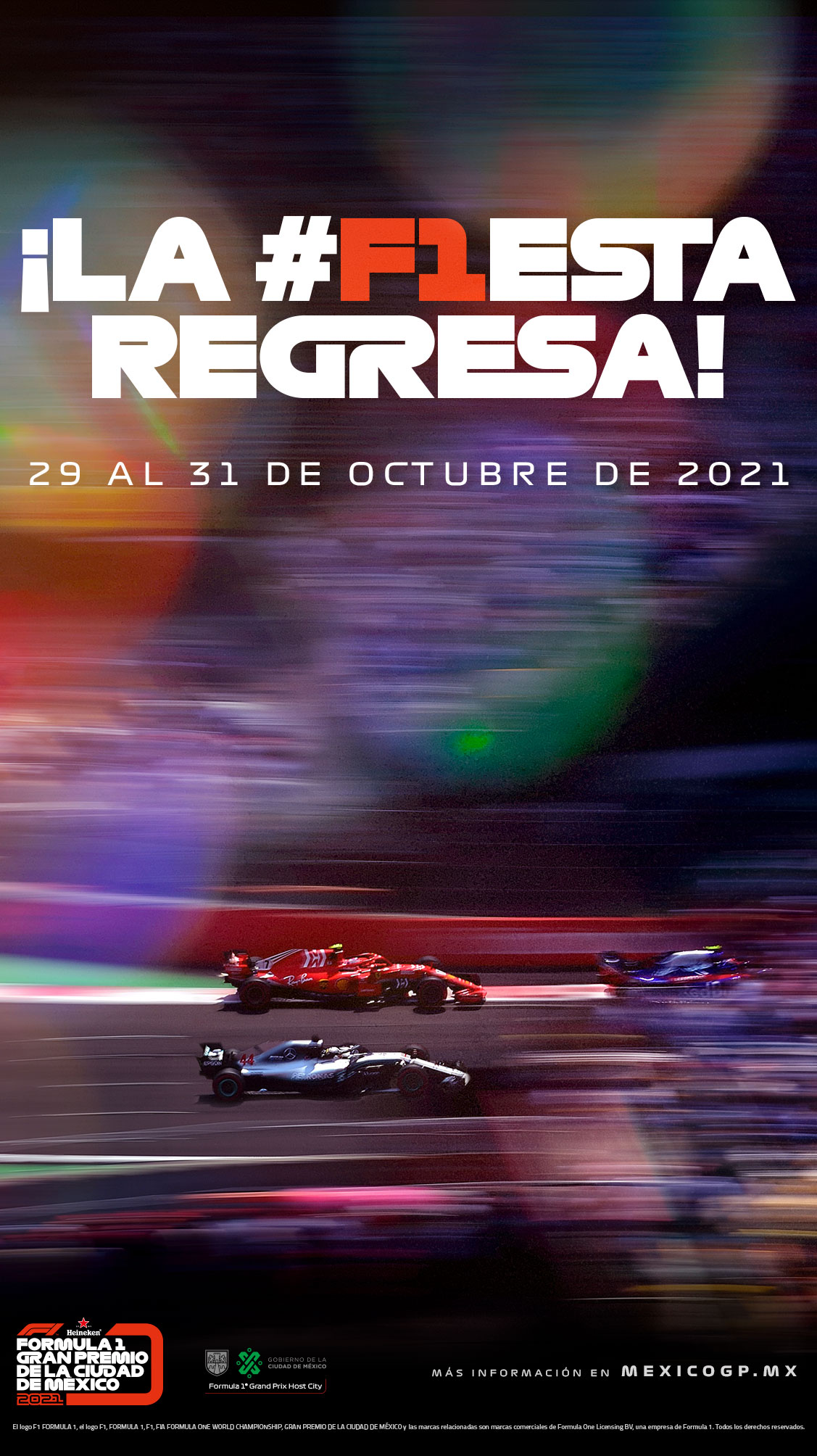 La F1ESTA 2021 ya tiene fecha: ¡se volverá a celebrar durante el fin de semana de Día de Muertos!