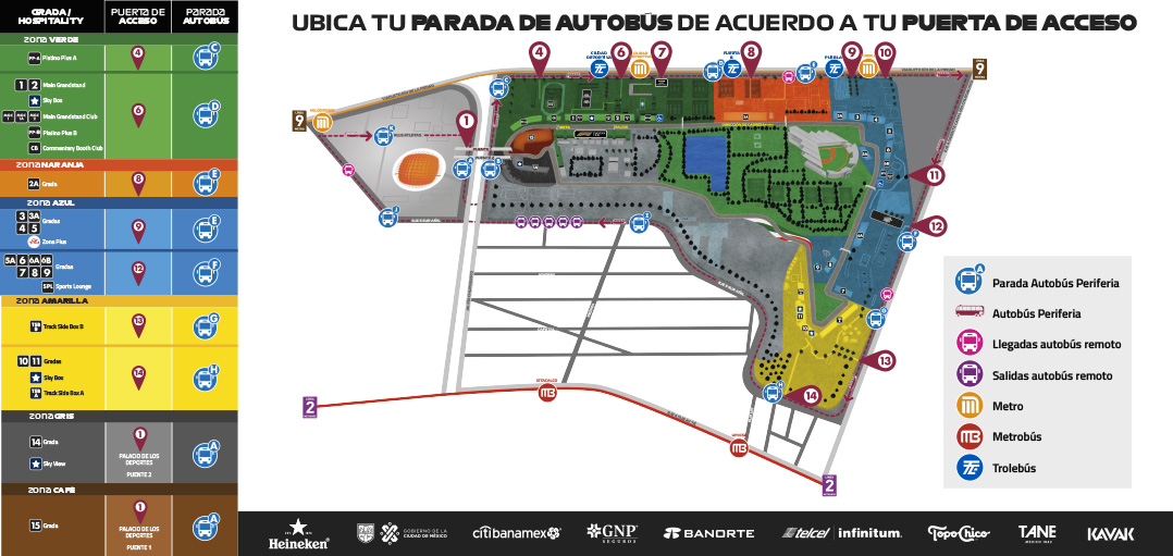 México GP presenta plan de movilidad en  coordinación con el Gobierno de la CDMX 