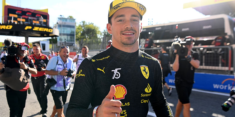 Leclerc gana la pole en Monza, Russell arrancará segundo tras penalizaciones