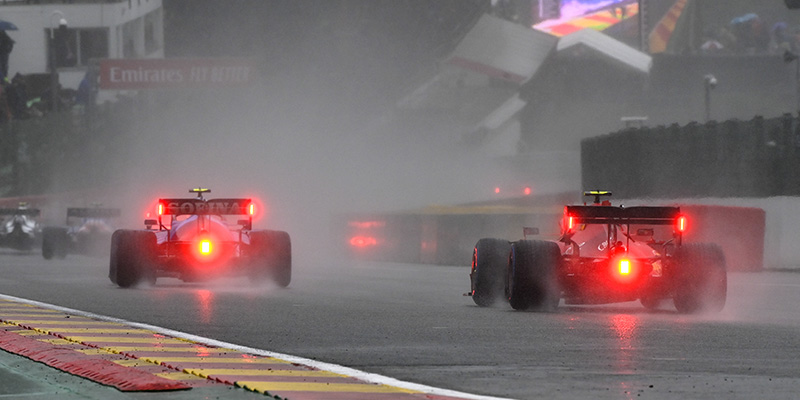 Cuando el clima golpea a la Formula 1