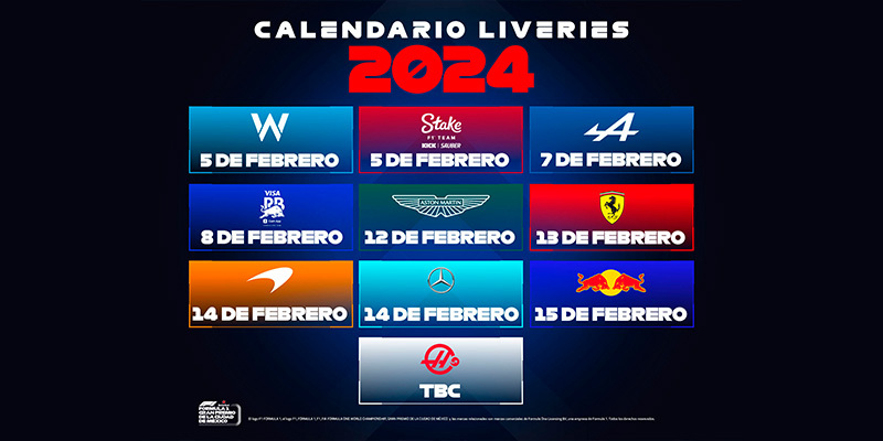 Las primeras fechas que debes marcar en el calendario 2024 de Formula 1
