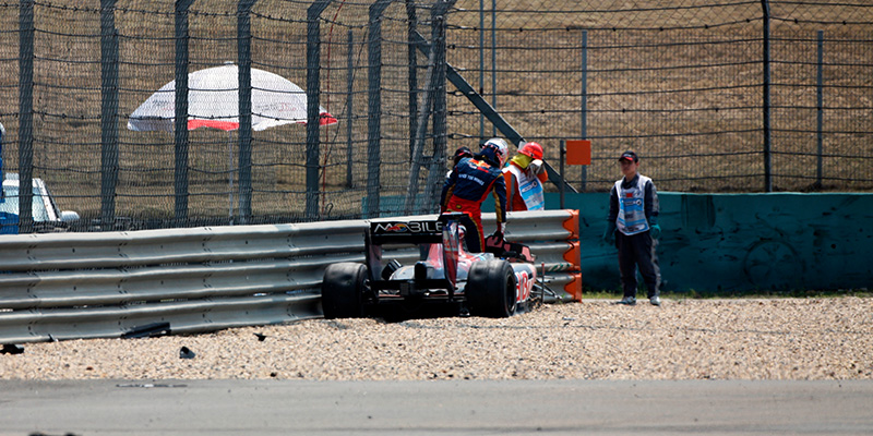 Estos son los accidentes más fuertes en la Formula 1