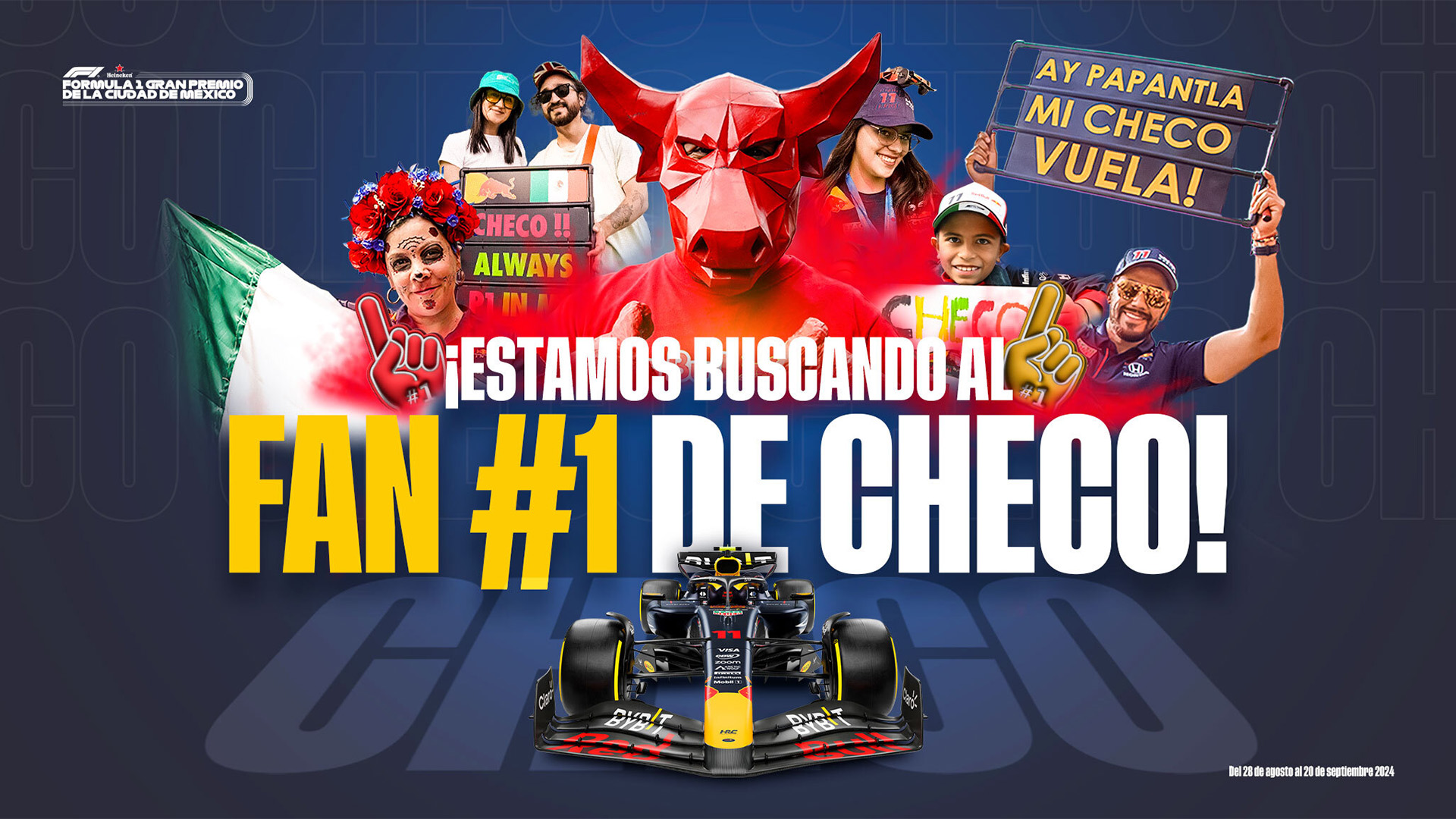 “Checo, ¡soy tu fan #1! ”Demuestra que eres su mayor aficionado